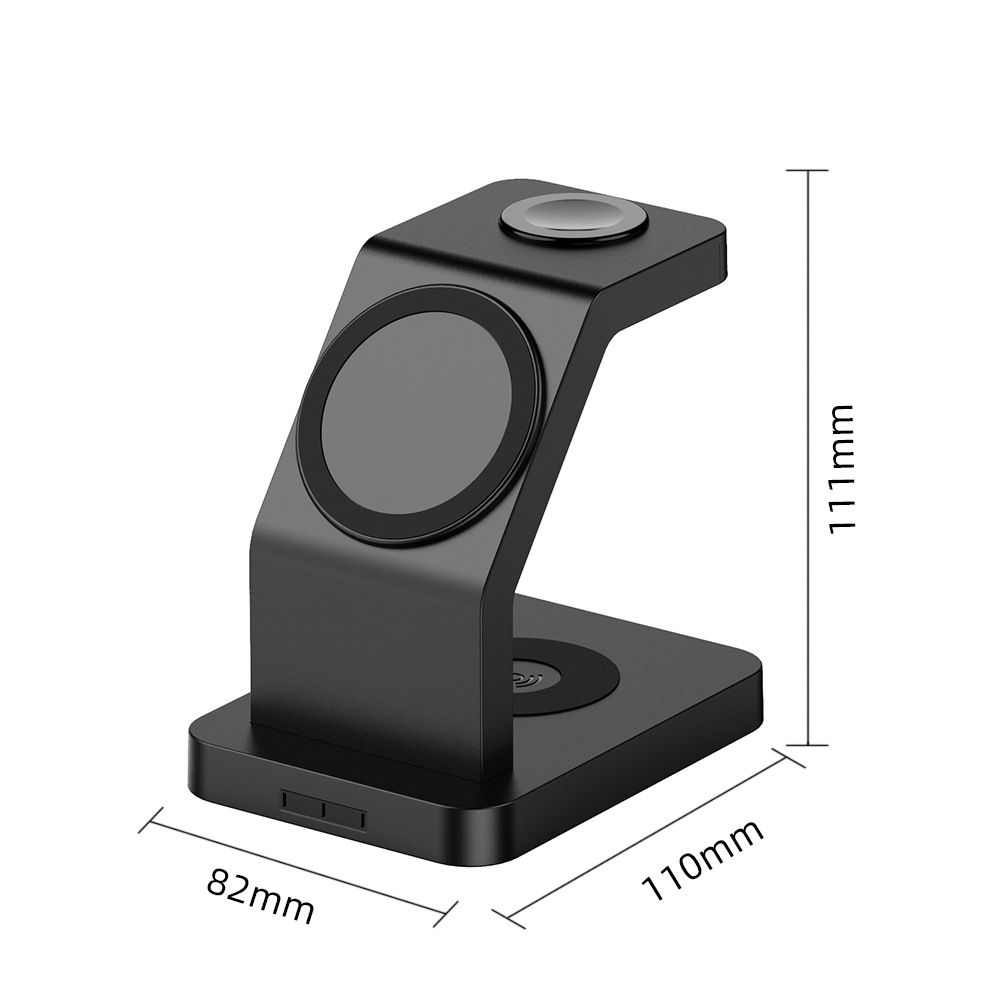 Apple Phone Magnetic 3-in-1 Wireless Charger Stand Suitable for iWatch iPhone 12-17 Flash Charging