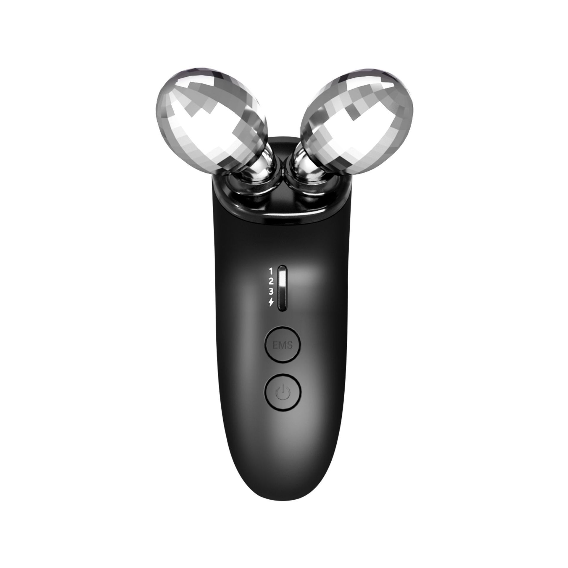 EMS double ball roller beauty instrument facial home use导入仪 microcurrent roller V face massage instrument