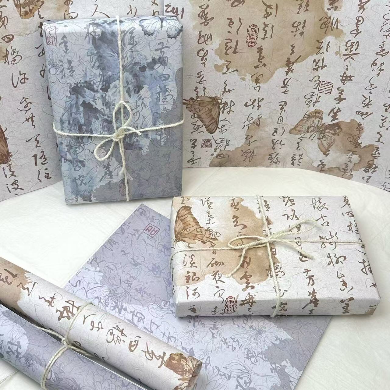 Super many cute wrapping paper collection large size birthday gift wrapping paper cartoon gift wrapping paper book cover paper