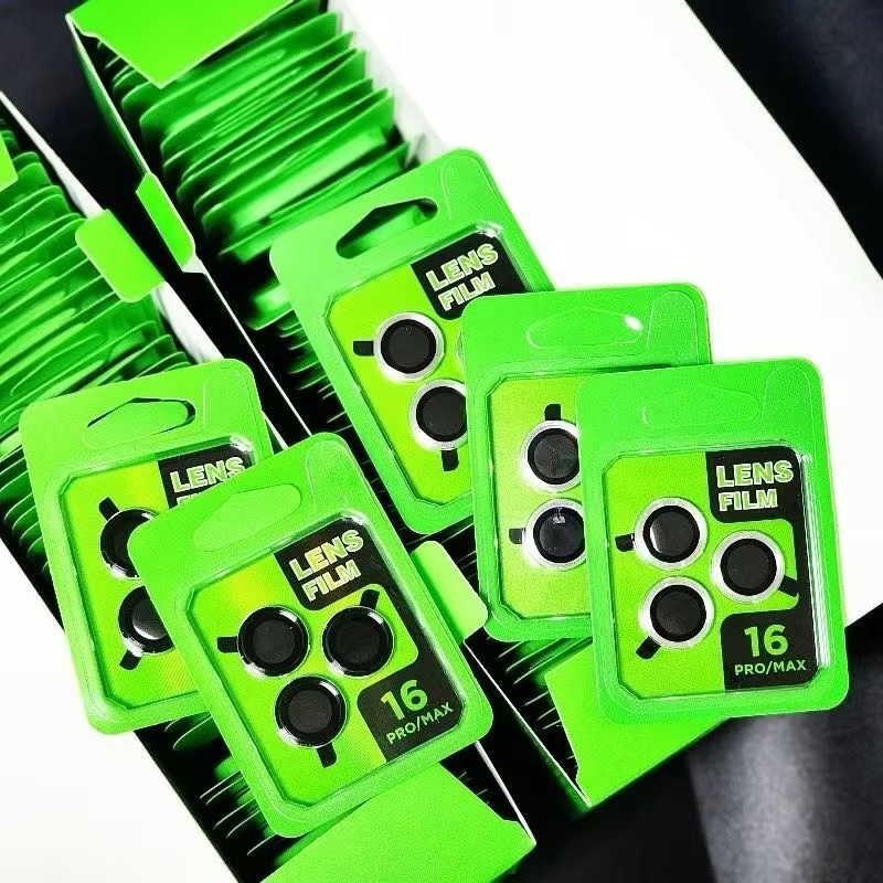 AR Lens Film 3D HD Transparent Camera Lens Protective Film High Explosion Proof 9H Tempered Glass Green Lens Film