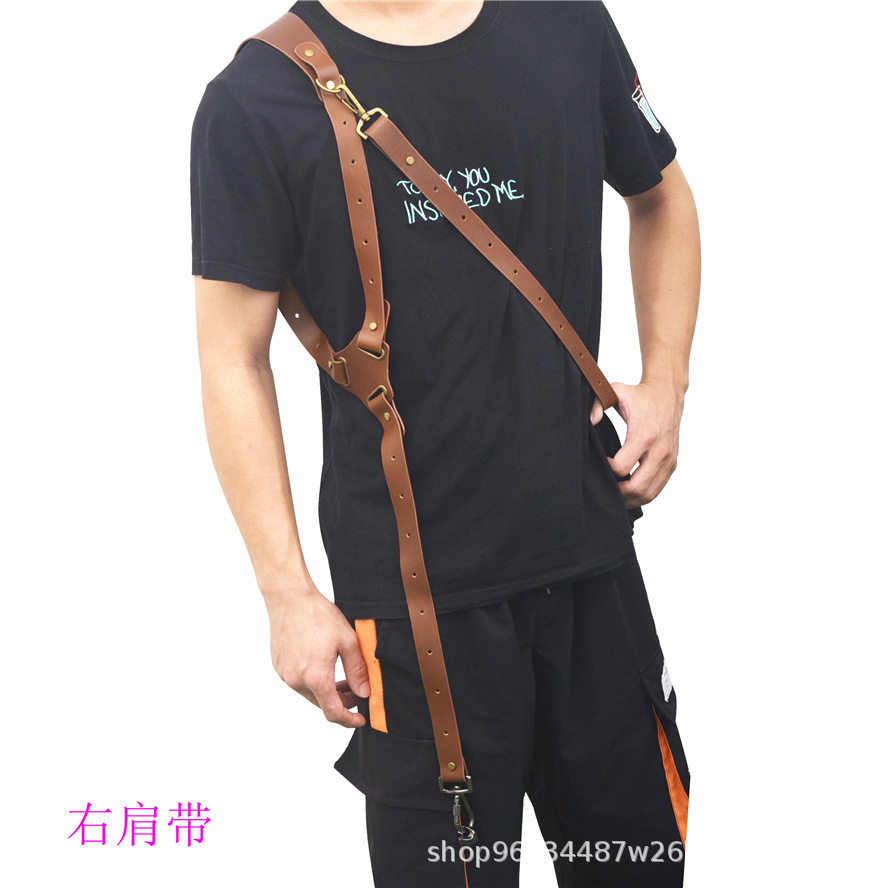 New camera shoulder strap digital accessories cowhide double shoulder strap SLR camera outdoor shoulder strap accessories