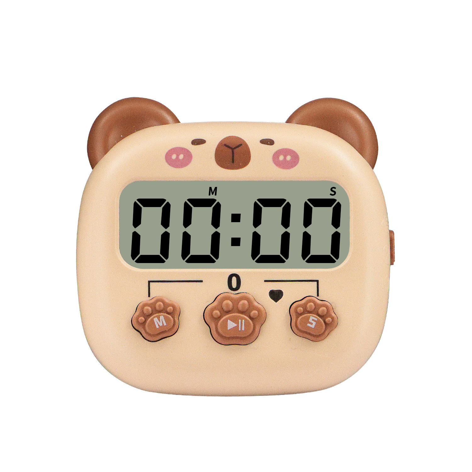Electronic timer cartoon student children learning special desktop digital electronic timer mini kitchen magnetic