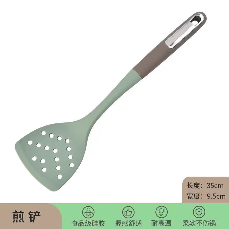 Silicone kitchen utensils kitchen supplies silicone spatula silicone slotted spatula kitchen silicone spatula cooking utensils frying household