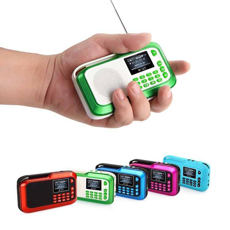 Bubujian LV390+ Portable Speaker Mini Plug-in Speaker Radio for Elderly Lyrics External Speaker