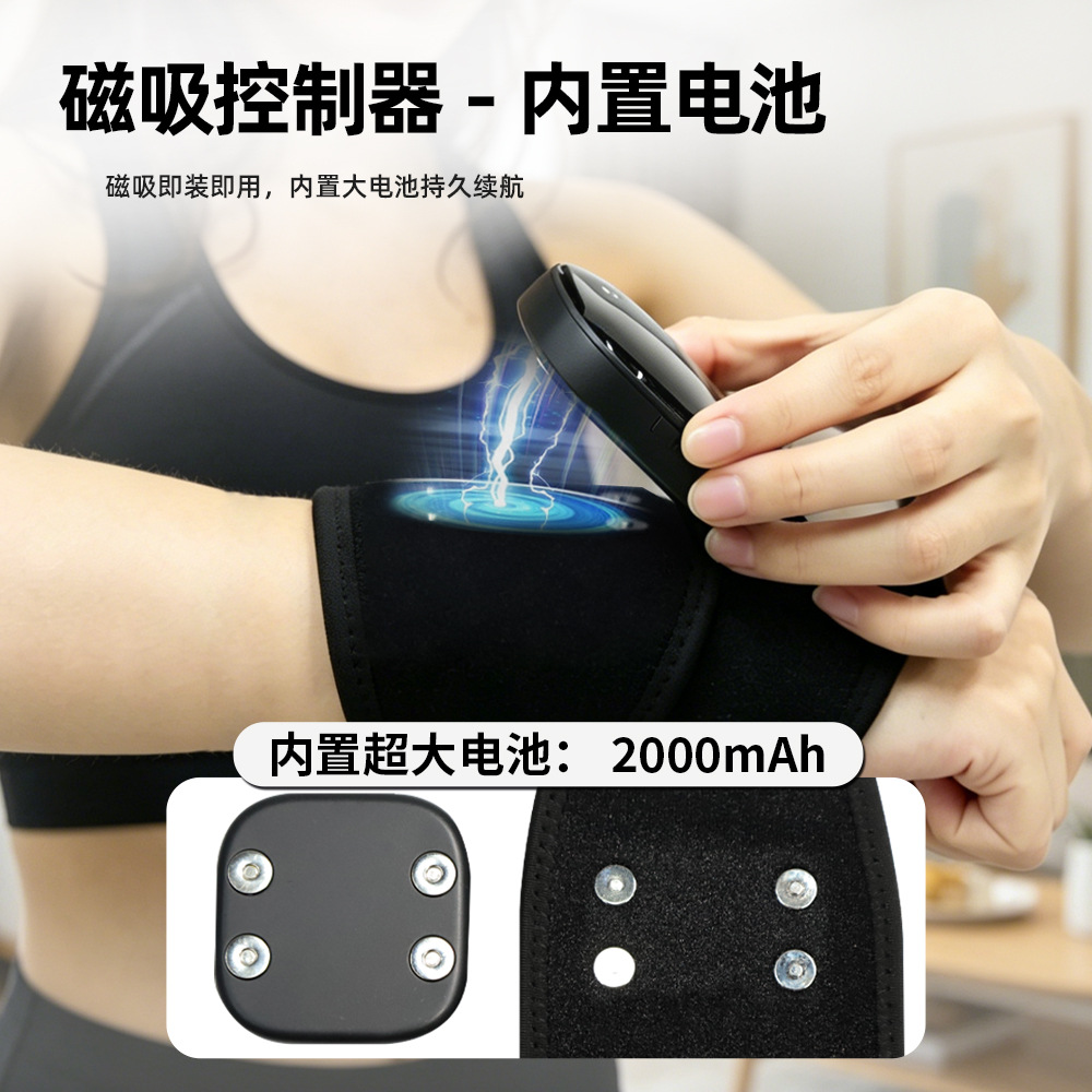 Massage Red Light Heat Compress Pulse Power Bank Red Light Wrist Support Relieve Fatigue Tenosynovitis Wrist Band Therapy Wrist