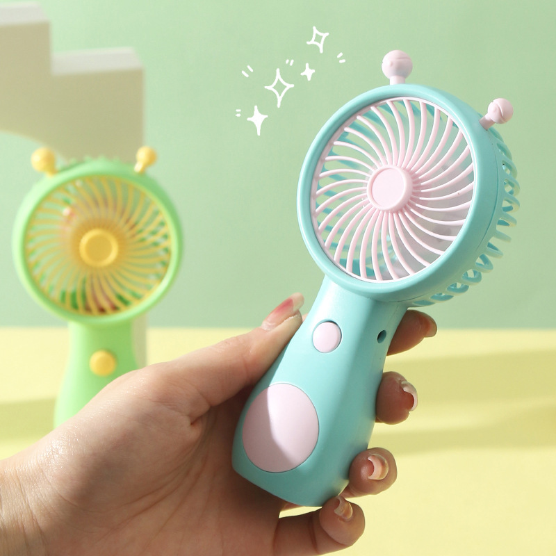 Handheld Snail Small Fan USB Charging Portable Small Fan Cute Cartoon Snail Handheld Fan