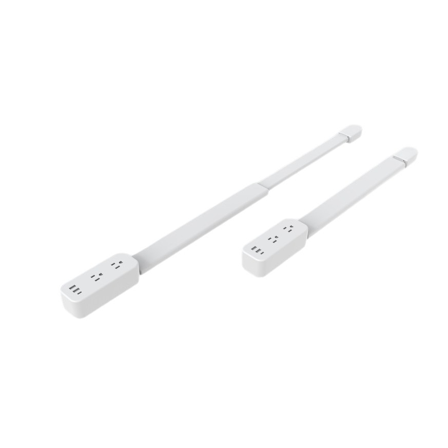 New retractable extension power socket, power socket extender with 180° rotating socket