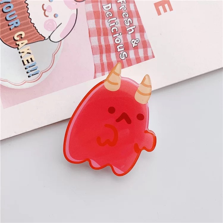 Airbag Stand Korean Acrylic Resin Halloween Gift Foldable Telescopic Phone Letter Heart Portable