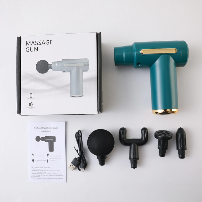 Fascia gun mini portable fitness muscle relaxation cervical massager fascia gun
