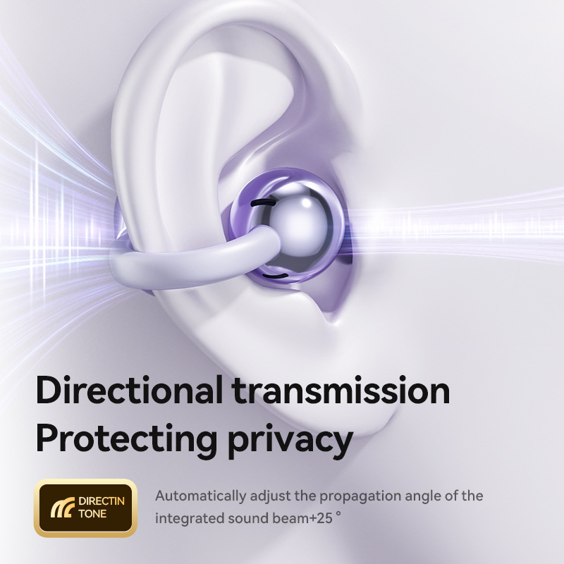 M91 Ear Clip Bluetooth Earphone Ultra Long Battery Life TWS Wireless Pair AI Translation Bluetooth Earphone