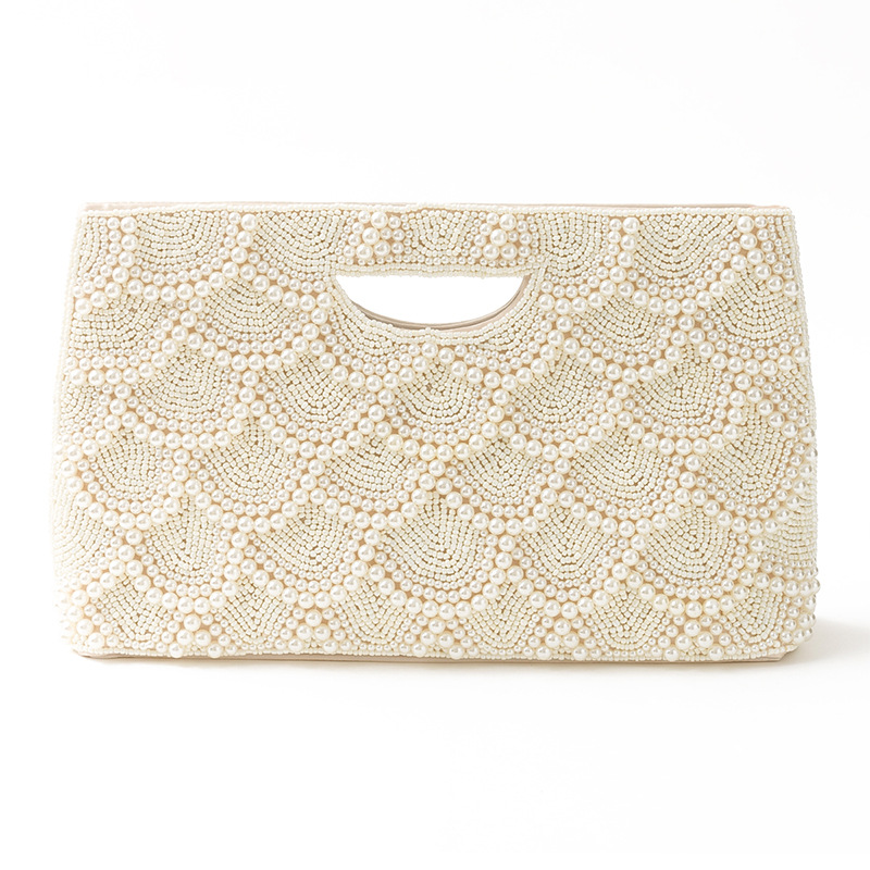 Pearl handbag heavy handmade bead embroidery bag evening bag beaded evening dress bag shoulder bag