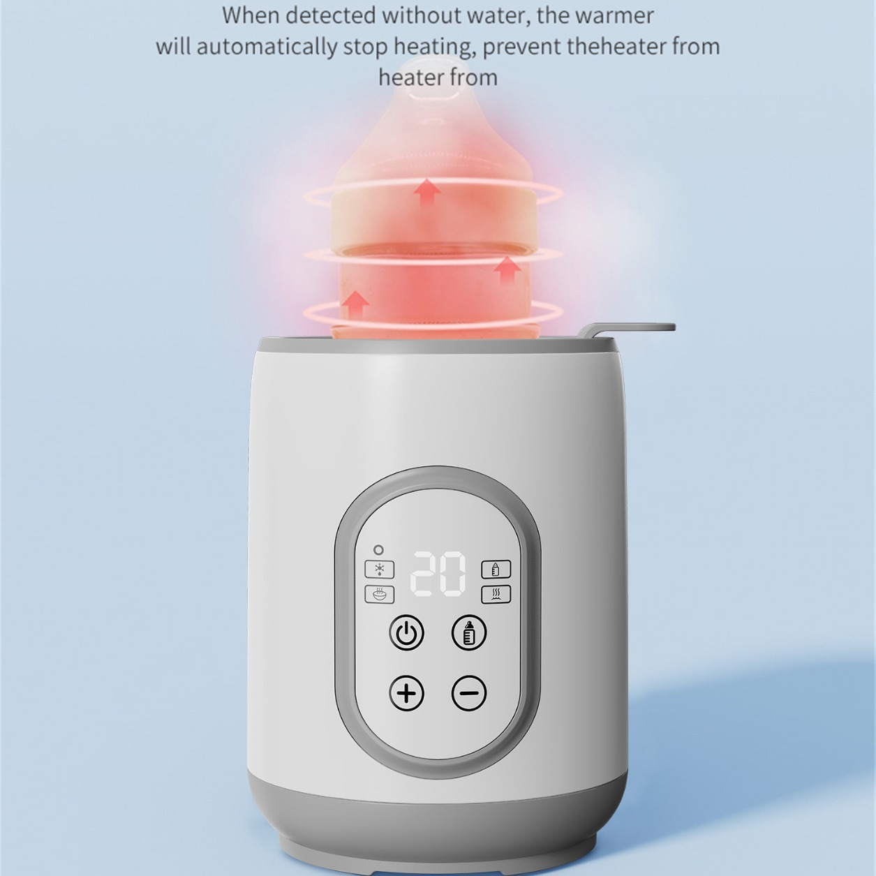 Multifunctional Single Bottle Milk Warmer Baby Bottle Sterilizer Breast Milk Heater Constant Temperature Warmer