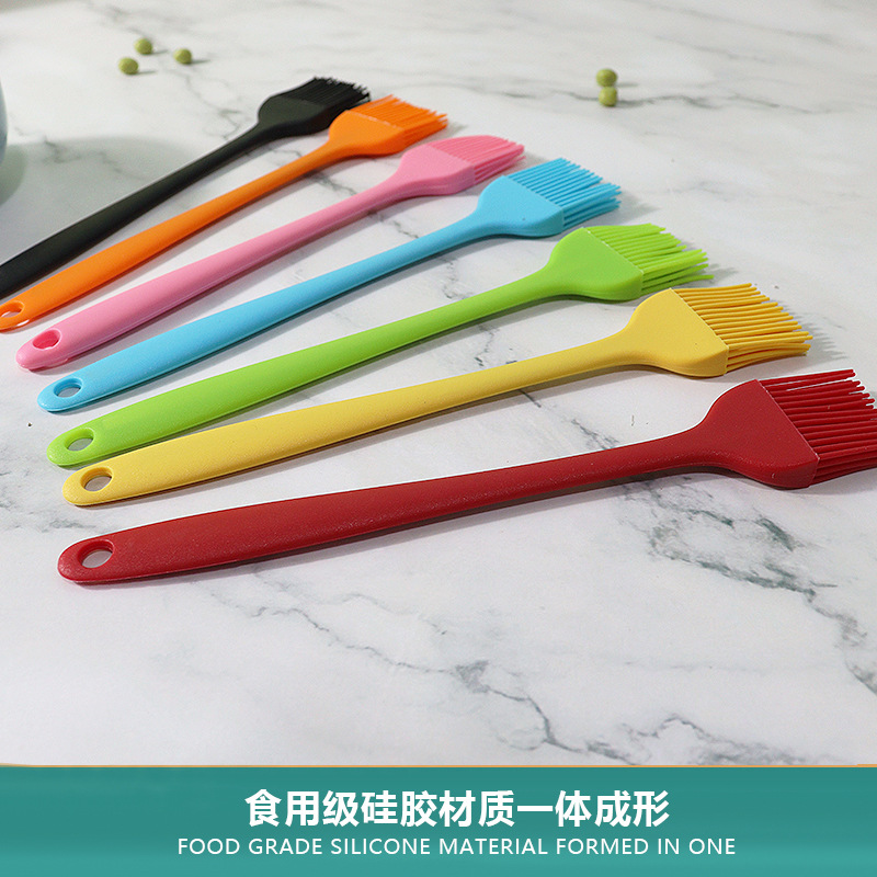 Silicone Oil Brush Zibo BBQ Brush High Temperature Resistant Silicone BBQ Brush Household Food Grade Silicone Brush
