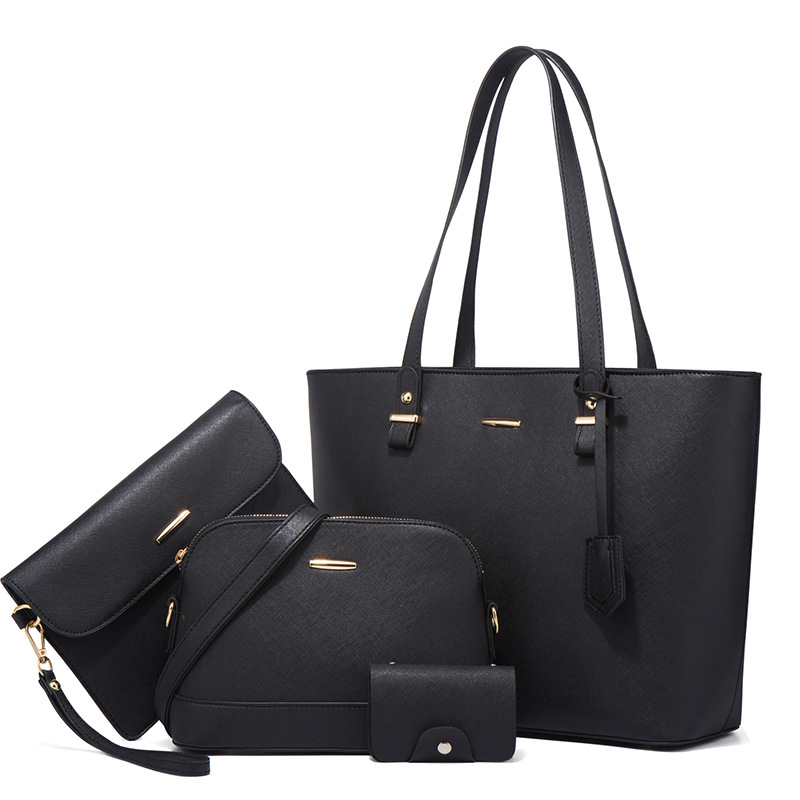 Women's bag celebrity shoulder handbag 2026 new large capacity crossbody four-piece set mother-child bag