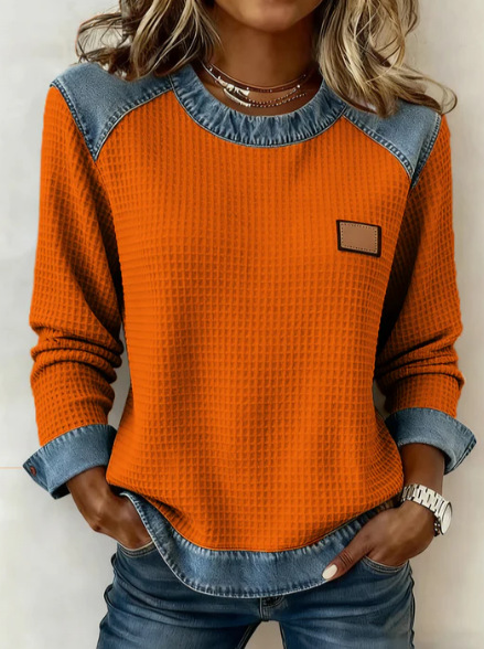 2025 Autumn Winter Women's New Animal Lion Tiger Print Women's Round Neck Sweatshirt