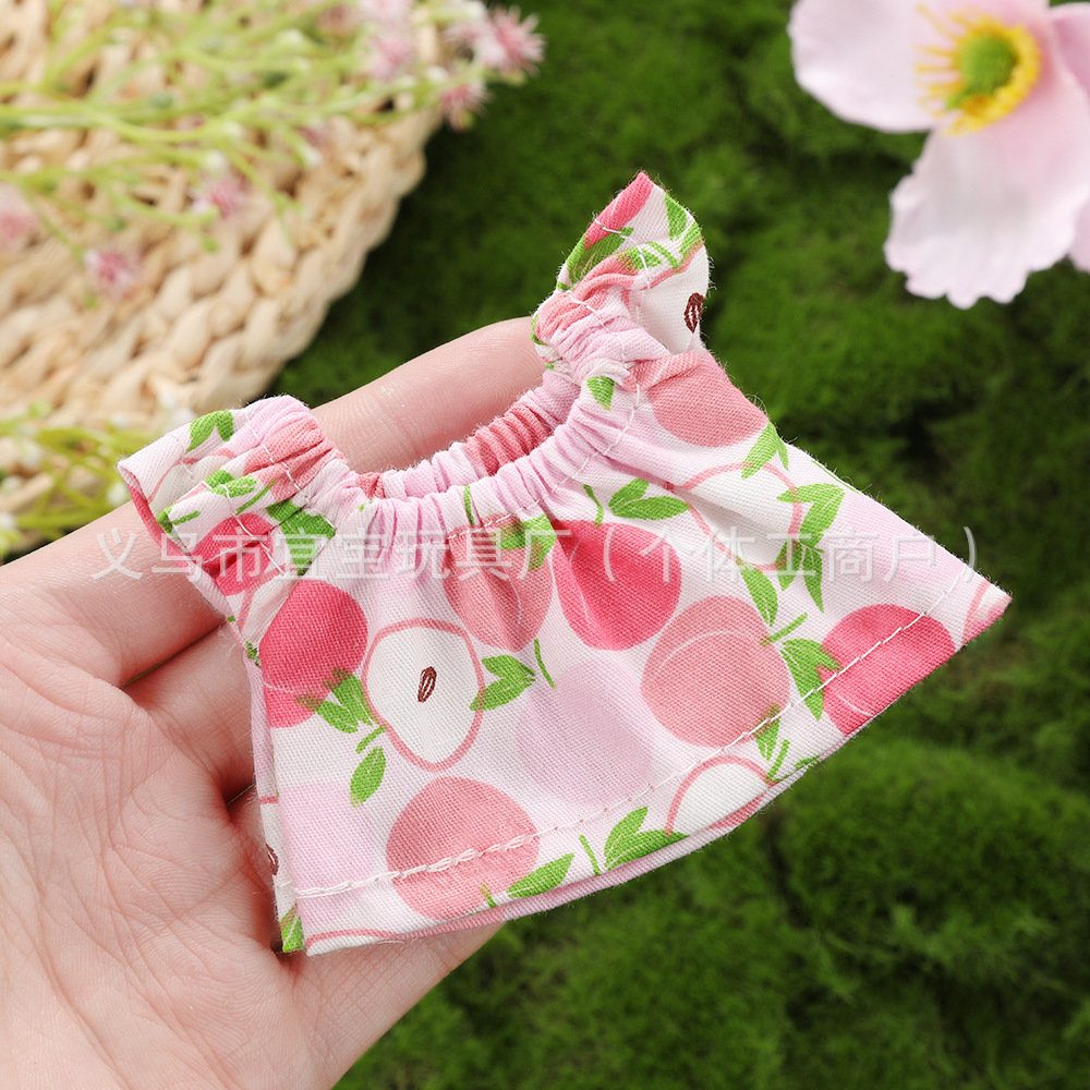 New Polka Dot Floral Dress Doll Clothes 10cm-15cm Wallace and Gromit Plush Toy Dress Costume Accessories