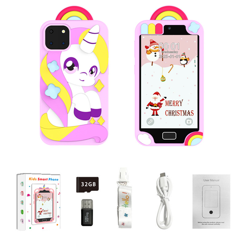 New cartoon mini children's phone camera HD photo video educational children's digital camera