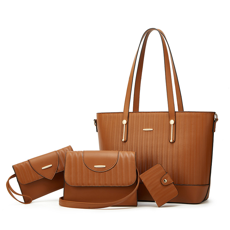 Women's bag 2026 new women's shoulder handbag crossbody mother-child bag four-piece set