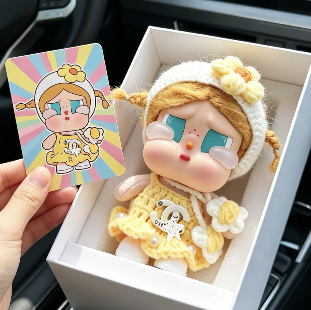 Only doll clothes] Suitable for Crybaby crying doll clothes Gulu Gulu clothing 15cm seaside vacation doll clothes cute