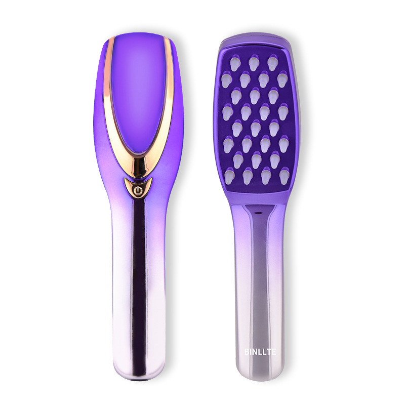 Black Technology Hair Nourishing Comb Improves White Hair Massage Comb Nourishing Black Red Blue Light Hair Growth Instrument Hair Care Laser Comb
