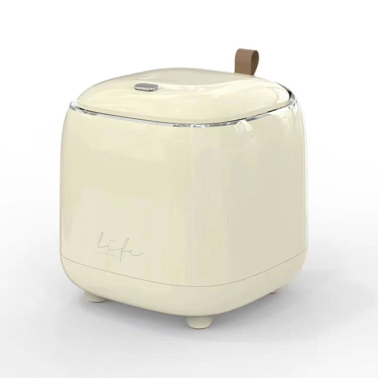 Wind Desktop Press Trash Can Living Room Bedroom Office Desk Storage Double Layer Small Wastebasket