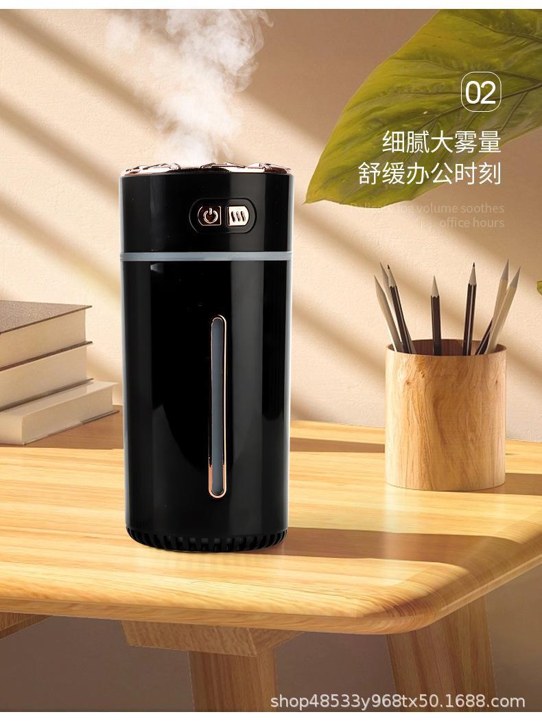 Smart Car Humidifier Air Purifier Aromatherapy Essential Oil Car Odor Removal Auto Atmosphere Light