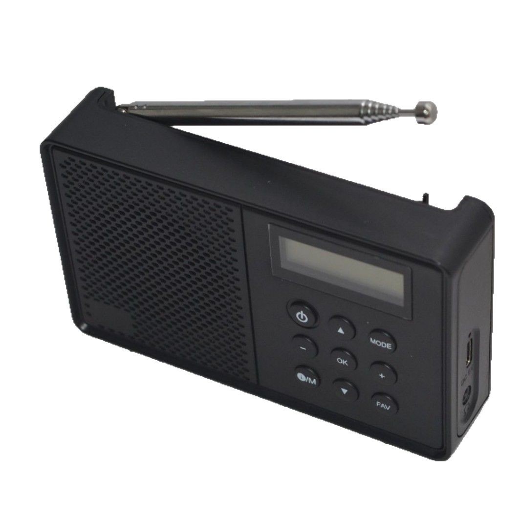 [Europe] DAB+FM Dual-Band Radio, High-Definition Sound Digital Broadcast One-Key Station Search Customizable