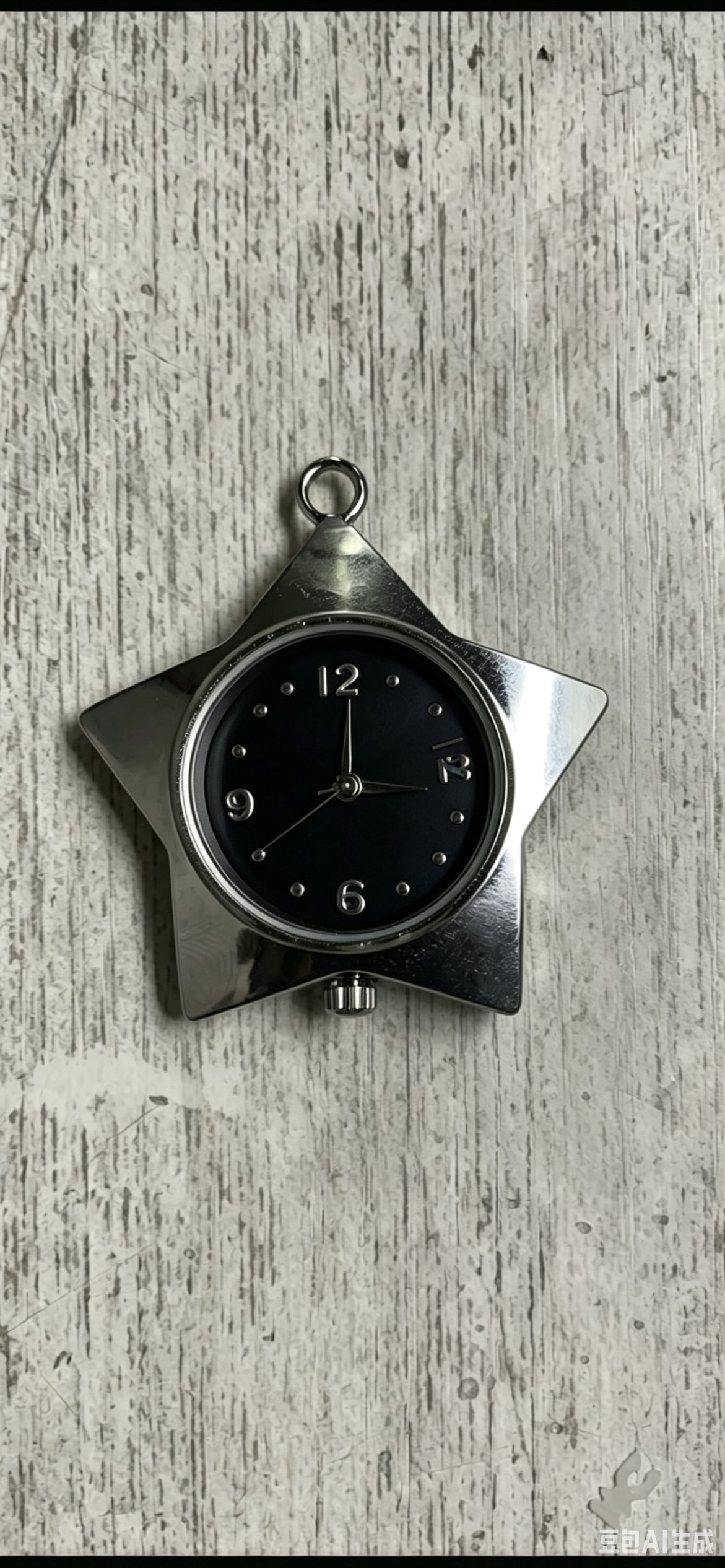 Star-shaped wall clock decorative quartz clock simple home ornament hanging decoration multi-color optional