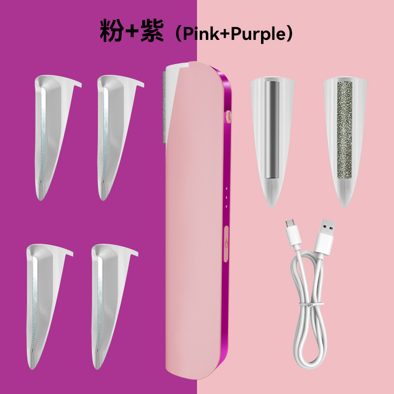 New Hair Removal Device with Light, Electric Ultrasonic Razor for Women, Eyebrow Trimmer, Gentle Facial Hair Remover