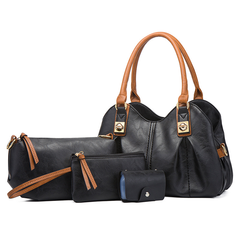 2026 new mother-child bag three-piece set handbag shoulder bag crossbody bag