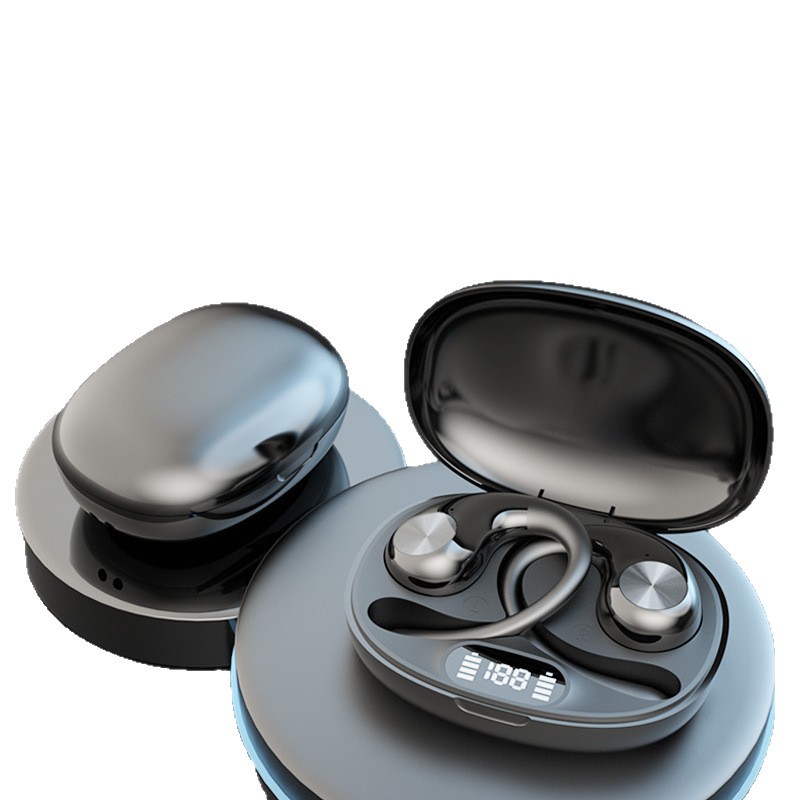 New Wireless Ear-hook Bluetooth Earphone Long Battery Life Non-in-ear Noise Cancelling Sports OWS Bluetooth Earphone