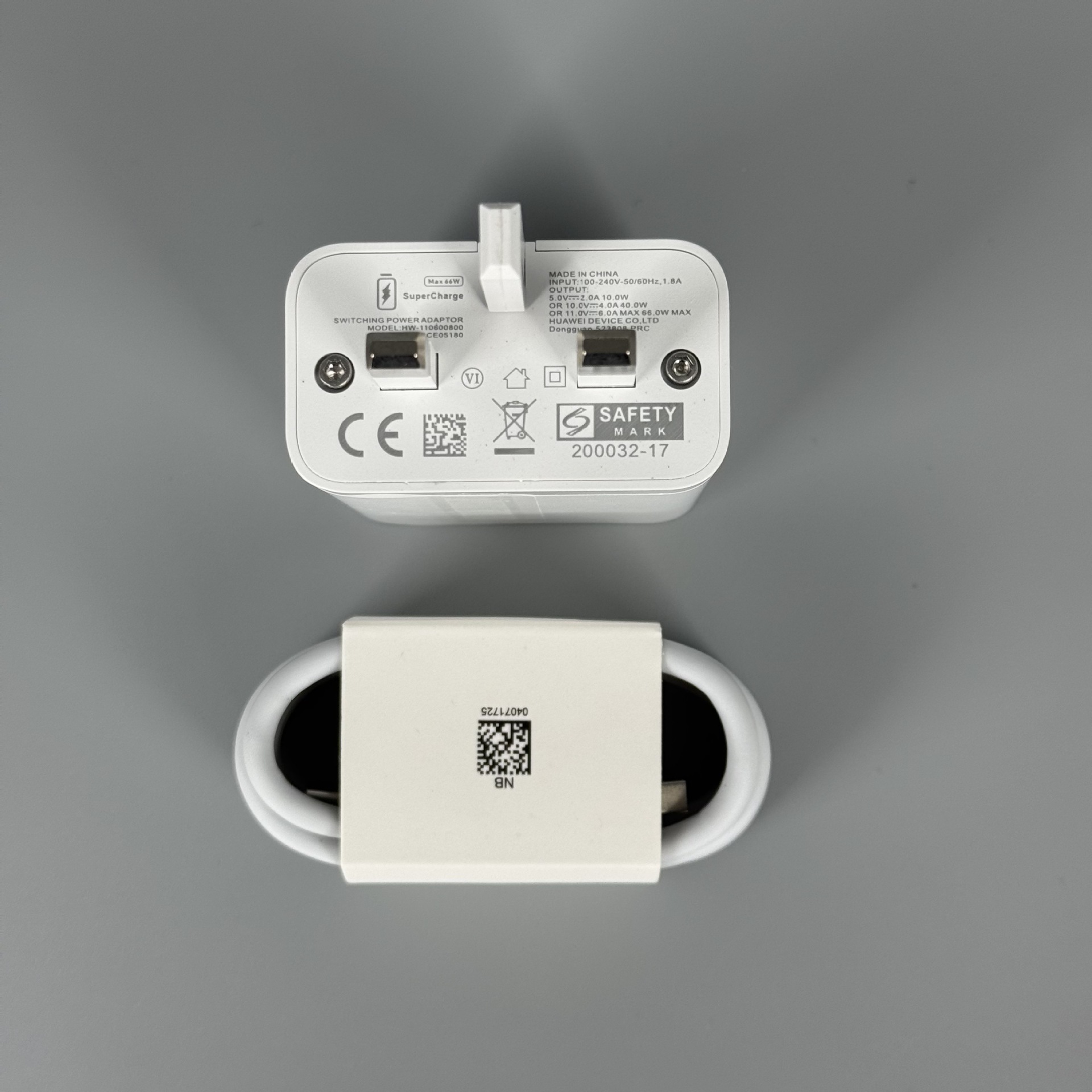 Applicable Huawei 66W Charger European Standard Charging Head USB American Standard Fast Charging Head Mobile Flash Charging Original