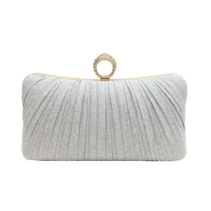 2025 New Ring Bag Large Capacity Evening Dress New Evening Bag Women's Clutch Evening Bag