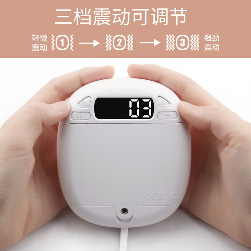 Vibration Alarm Clock Portable LED Electronic Digital Clock for Deaf Students Dormitory Bedroom Wake Up