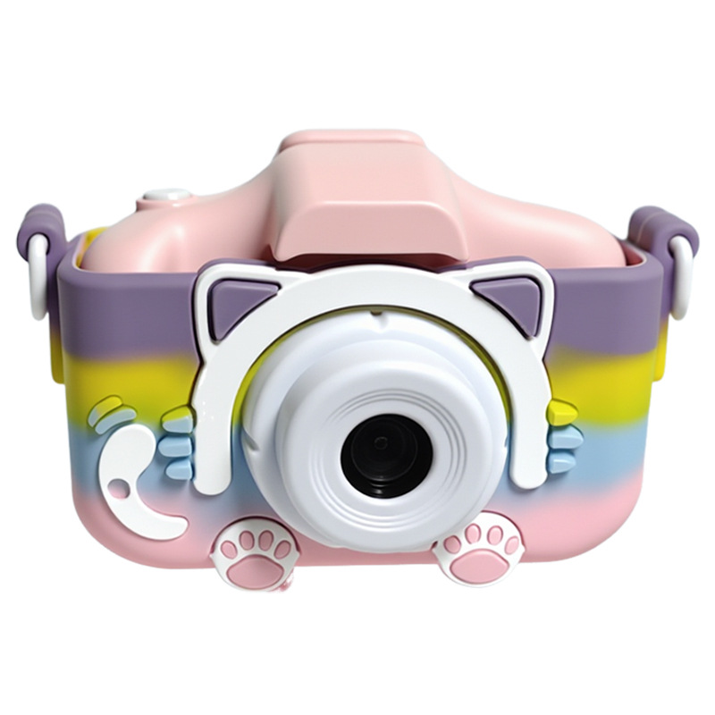 2026 Exclusive Small DSLR Children's HD Camera Portable Can Take Photos and Videos Digital Cartoon Mini Camera