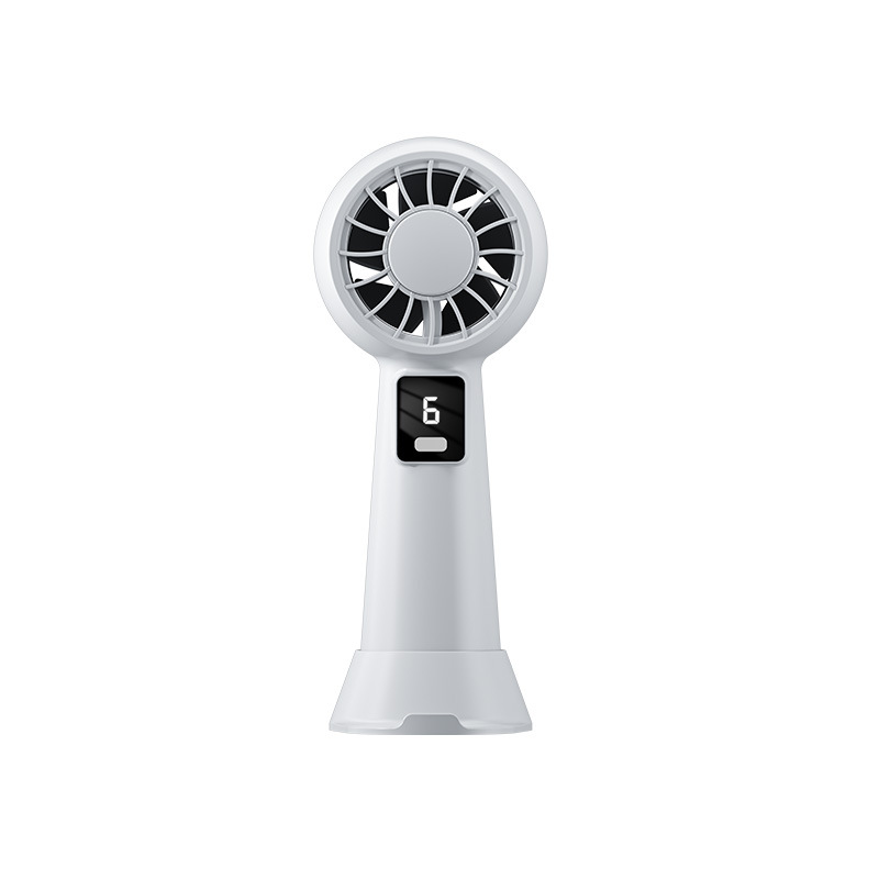 Custom Gift Summer Handheld Small Fan Desktop Mini Strong Wind Long-lasting USB Silent Rechargeable Fan