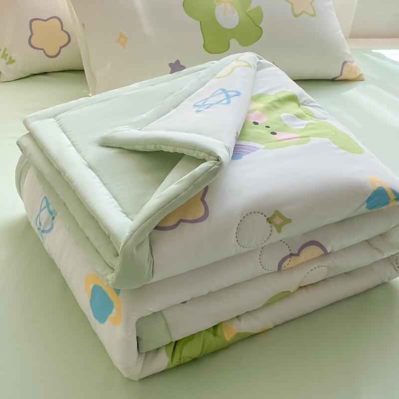 Ultra-cool summer quilt machine washable 2026 new summer air conditioner quilt summer thin quilt student single summer quilt