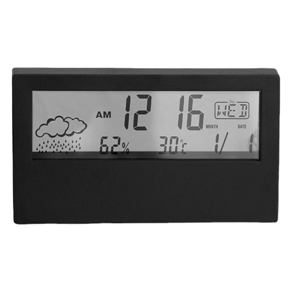 Desktop electronic alarm clock weather display alarm clock alarm clock student special with light student alarm clock with voice alarm clock