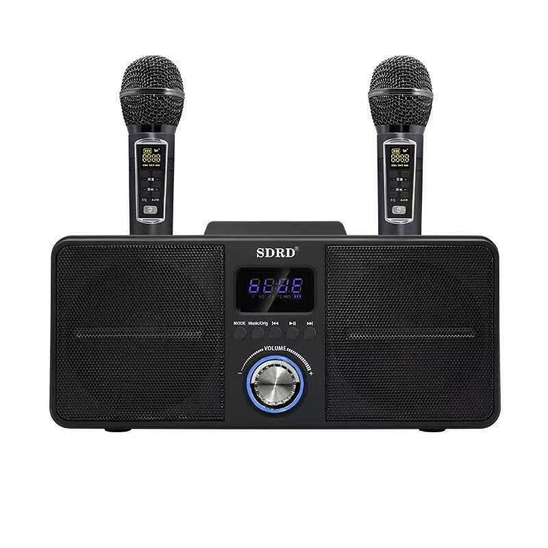 SD309 All-in-One Connect TV Phone Singing KTV Wireless Microphone Bluetooth Speaker