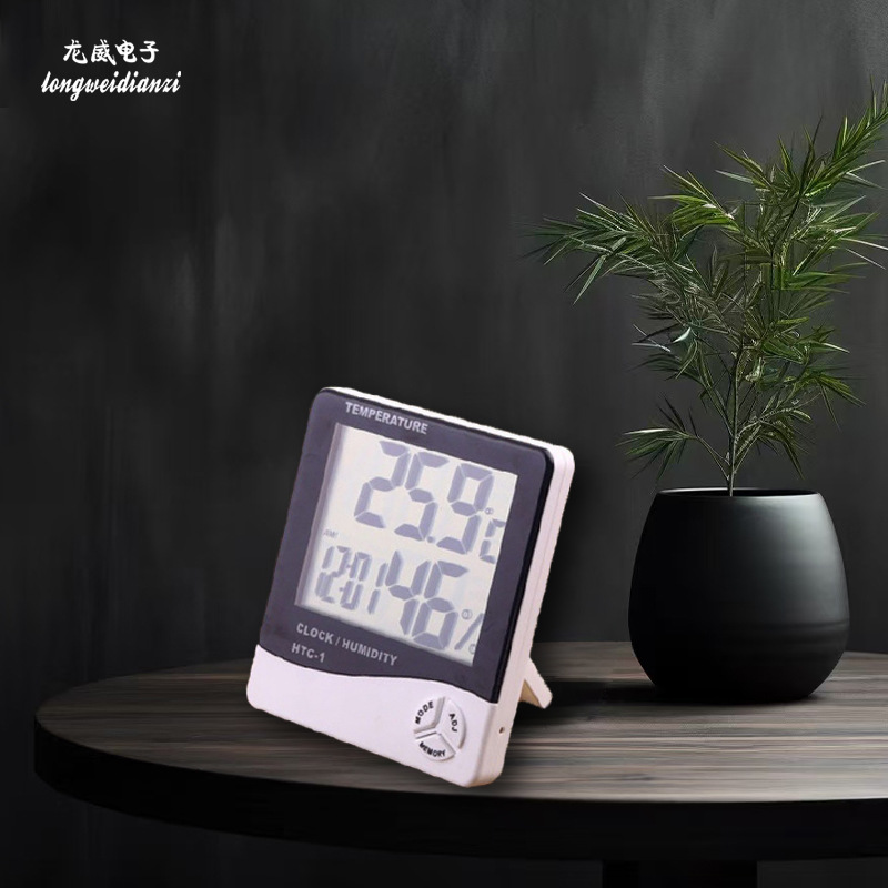 HTC-1 Household Temperature and Humidity Clock