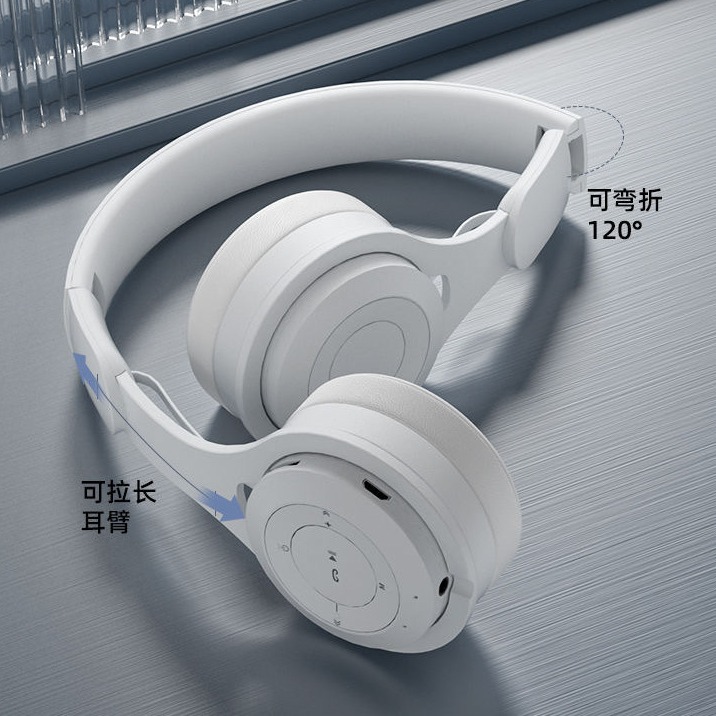Y08 Wireless Stereo Bluetooth Card Headphone Headband Sports Noise Reduction Game Portable New