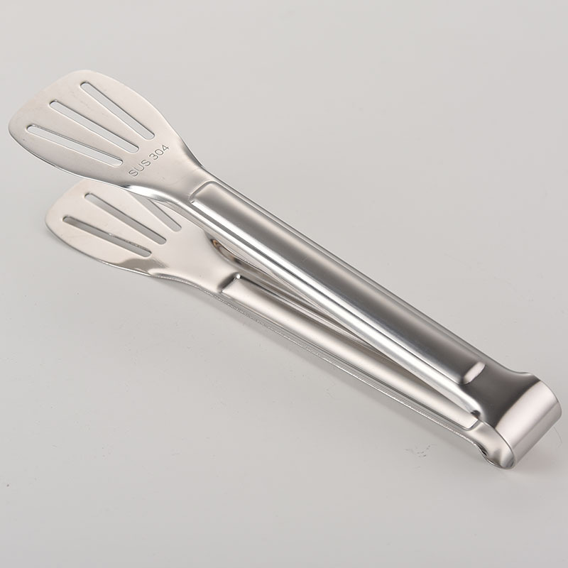 Food-Grade Stainless Steel Large Fish Frying Clip Extended BBQ Grilling Bread Clip Buffet Food
