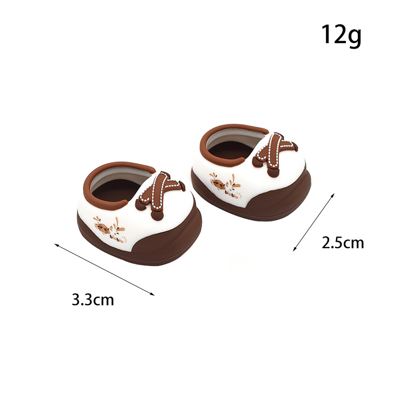 10CM Cotton Doll Shoes 17CM Labubu Doll Clothes First Second Third Generation Blind Box Toy Small 6-Point BJD Shoes