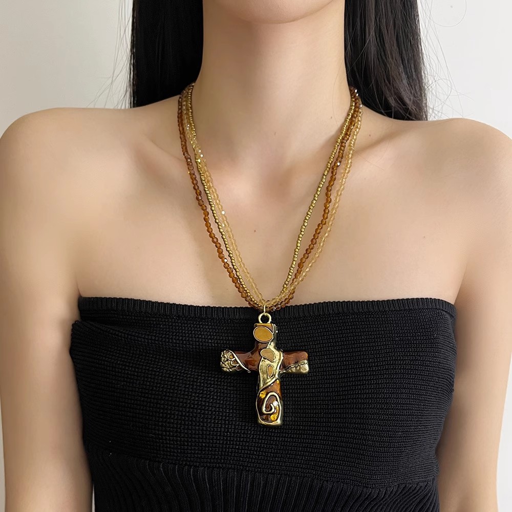 Sweet Punk Leather Metal Necklace Wrapped Choker Collar Punk Butterfly Y2K Collarbone Chain