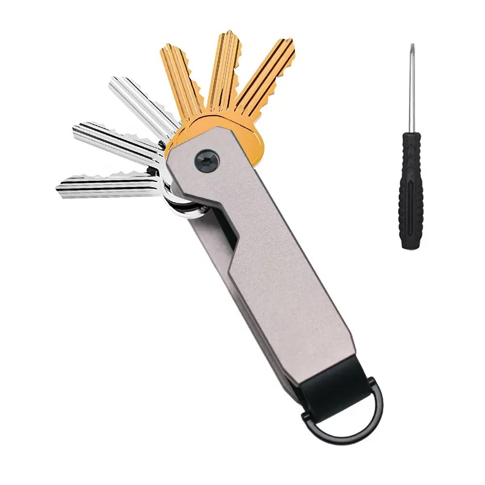 Metal Key Organizer Aluminum Alloy Key Organizer Multi-functional Key Clip