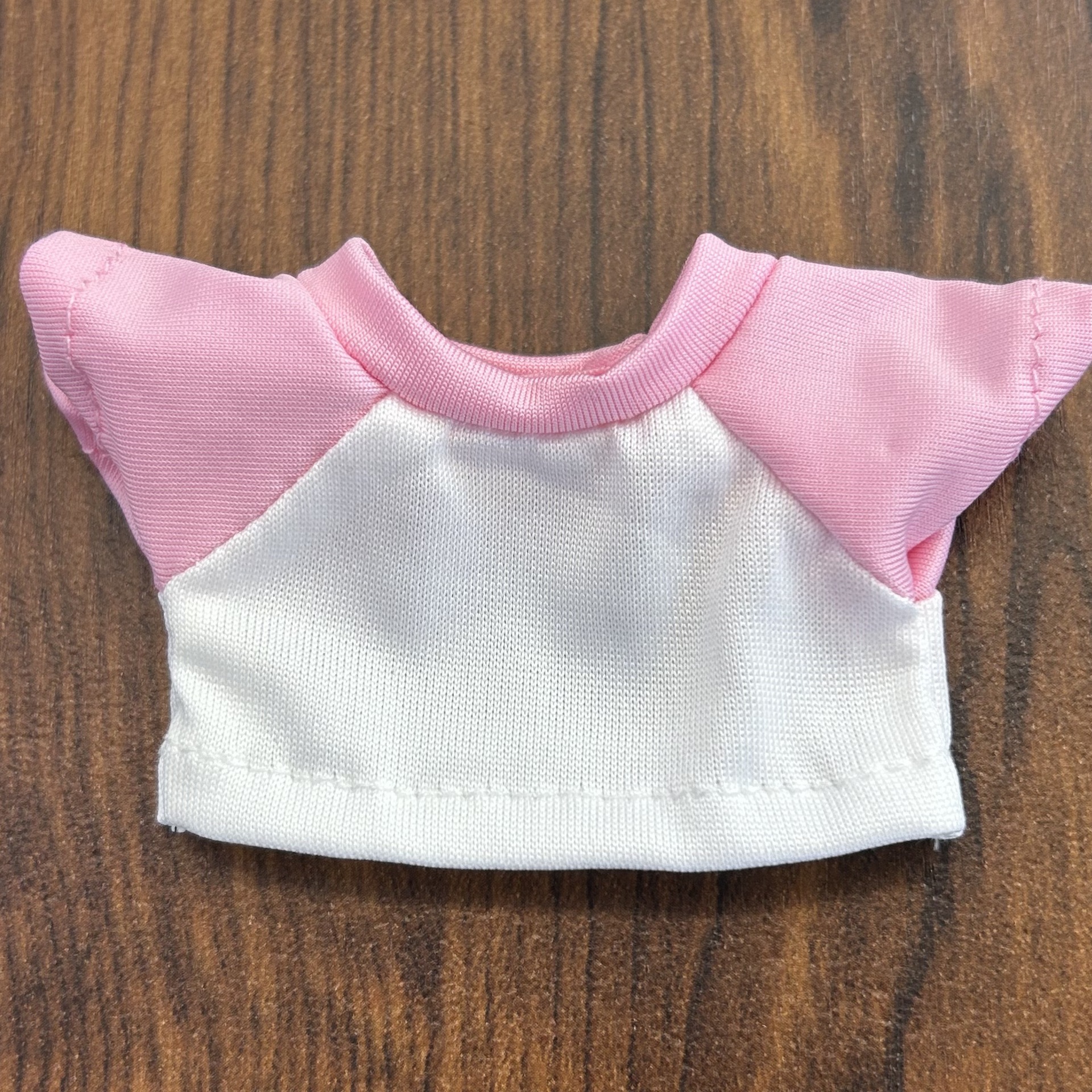 10cm cotton doll color block short sleeve T-shirt doll clothing 15cm ShellieMay kt Wallace and Gromit replaceable clothing wholesale