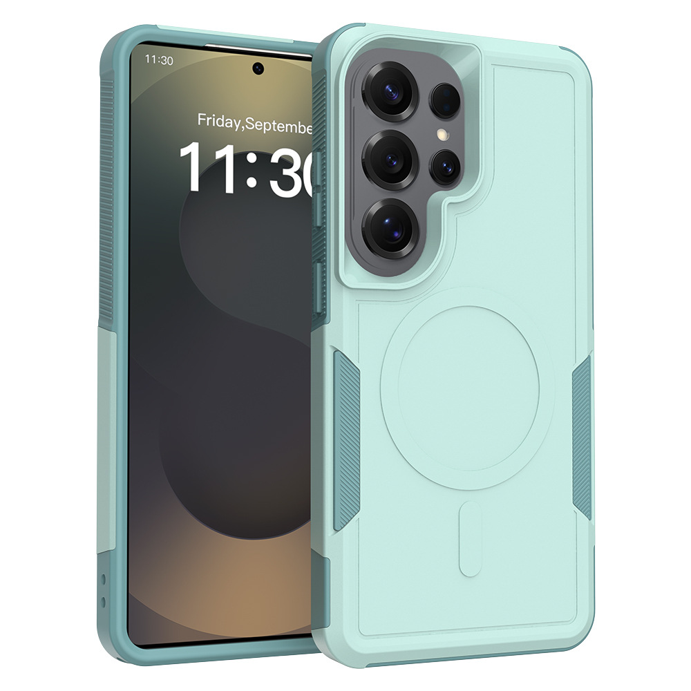 Magnetic phone case for Samsung S26 Ultra, navigation series, 2-in-1 for S25p, anti-drop for A36, protective case for A17, A06