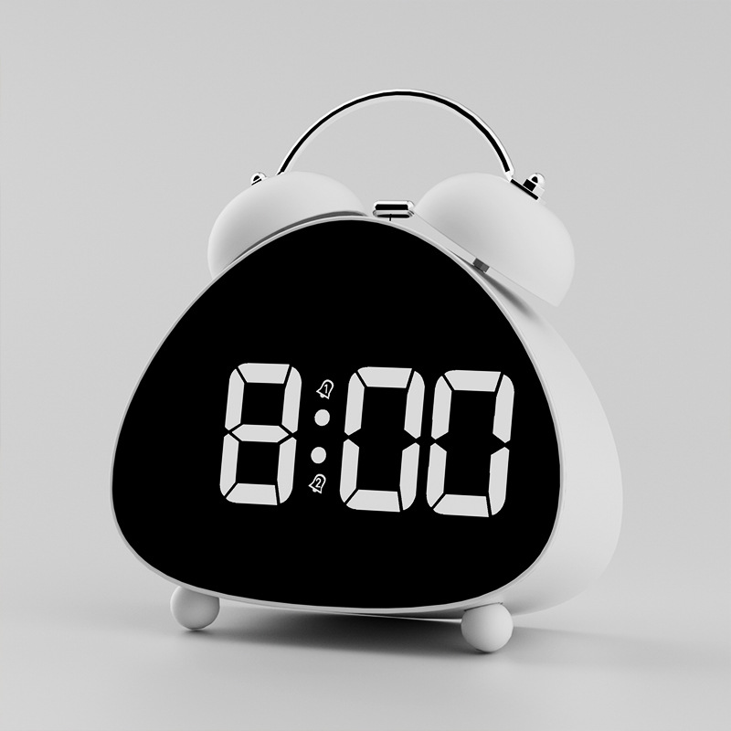 Alarm clock student special living room LED electronic display ringing super loud sound simple electronic clock children alarm clock