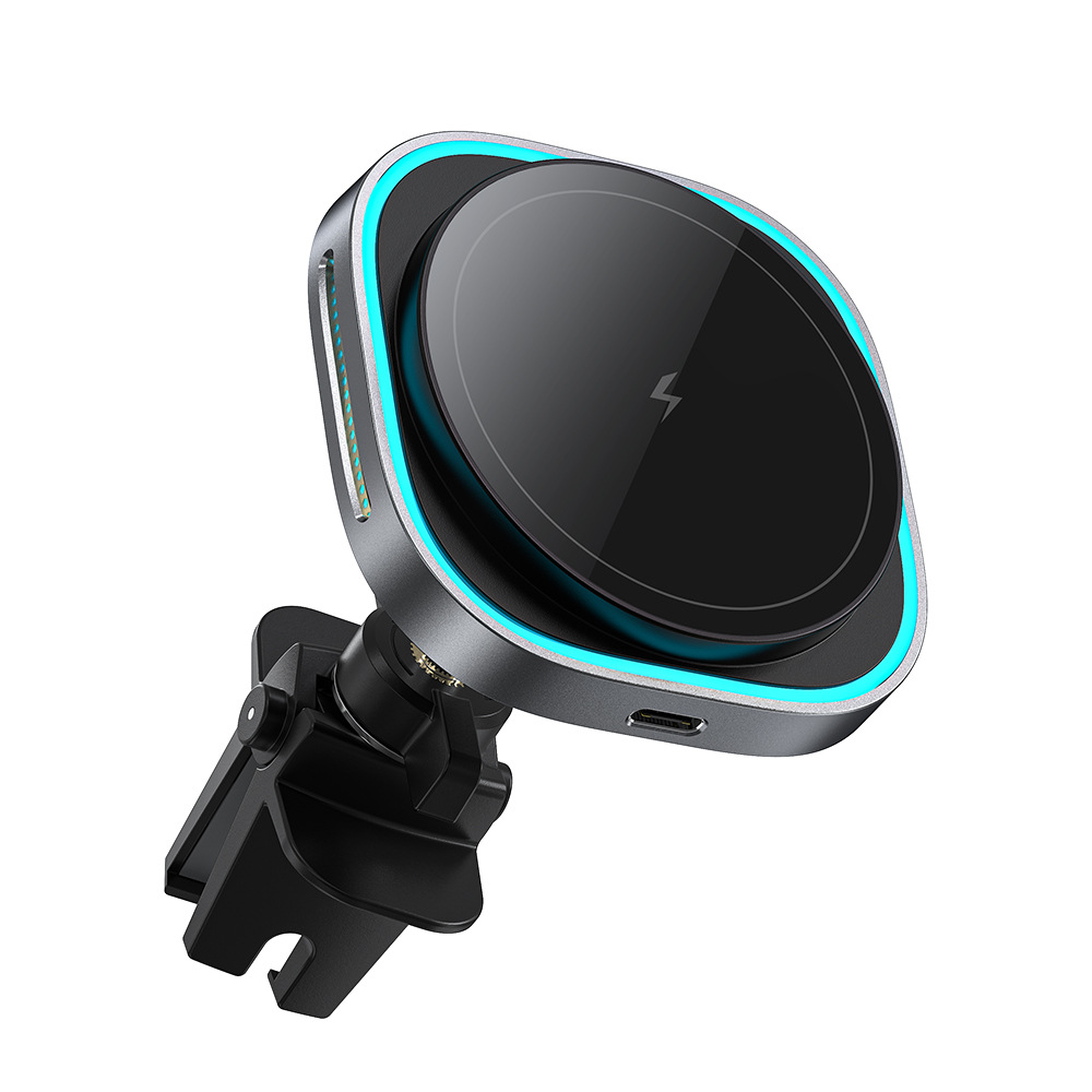 Qi2 New Magnetic Wireless Charger Car Phone Holder 15W Compatible with Apple 16 Car Wireless Charger