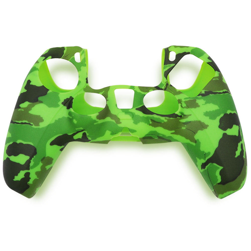 PS5 silicone case game controller silicone case camouflage water print case protective cover spray paint feel watercolor case PS5 accessory